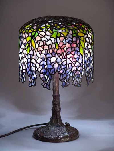 Pony Wisteria Table Lamp, Design of Tiffany Studios New York