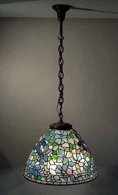 21" CLEMATIS TIFFANY LAMP