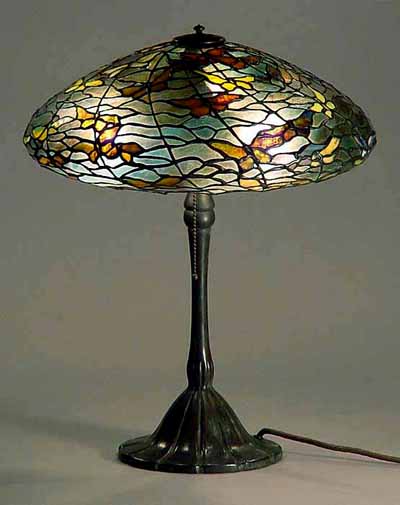 16" BUTTERFLIES TIFFANY STYLE TABLE LAMP