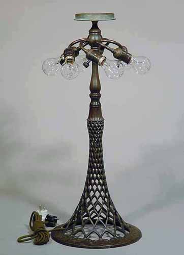 Eiffel Tower #549 Tiffany Bronze Lamp base