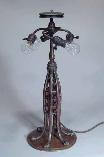 Jacobs Ladder #500 Tiffany Bronze casted Lamp base