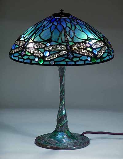 Dragonfly tiffany lamp