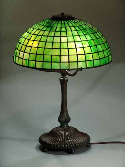 16" Tiffany Lamp plain squares