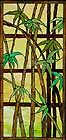 Bamboo Tiffany leaded glass Tiffany window