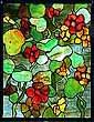 Nasturtium Tiffany Leaded Glass Tiffany Panel