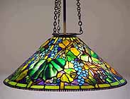 The 28" Grape Lamp of Dr.Grotepass-Studios. Tiffany Lamps and Bronze Lamp Bases. Stained glass Designs of Tiffany Studios New York : Leaded glass Lamps, Lamp fixtures and Tiffany Bronze Items, Table lamps, Desk lamps, Floor lamps, Ceiling lamps, Hanging lamps