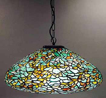 20" Butterfly Tiffany hanging lamp