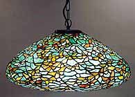 20" Butterfly Tiffany hanging lamp