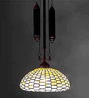 Geometric tiffany lamp