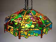 Nasturtium Trellis Tiffany Lamp