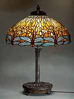 Tiffany Lamp Dragonfly gold