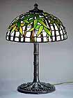 BLACK BAMBOO TIFFANY LAMP