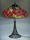 TRUMPET VINE TIFFANY LAMP