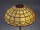 16" 16IN GEOMETRIC TIFFANY LAMP