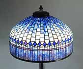 24 1/2" CURTAIN BORDER TIFFANY LAMP