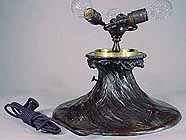The 16" Poppy Lamp of Dr.Grotepass-Studios. Tiffany Lamps and Bronze Lamp Bases. Stained glass Designs of Tiffany Studios New York : Leaded glass Lamps, Lamp fixtures and Tiffany Bronze Items, Table lamps, Desk lamps, Floor lamps, Ceiling lamps, Hanging lamps