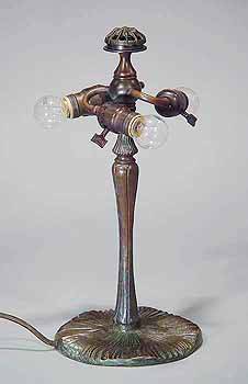 Mushroom Bronze Casted Tiffany Lamp Base #377