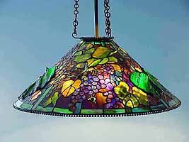 28" Grape Tiffany lamp hanger