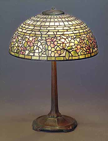 16" Wild Rose Tiffany Lamp #1997