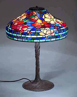 18" Peony Tiffany lamp