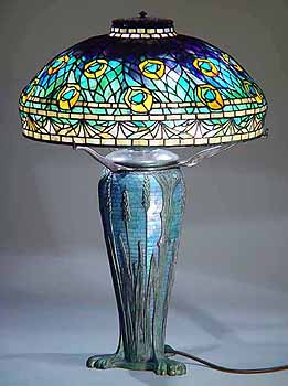 Peacock Tiffany Lamp