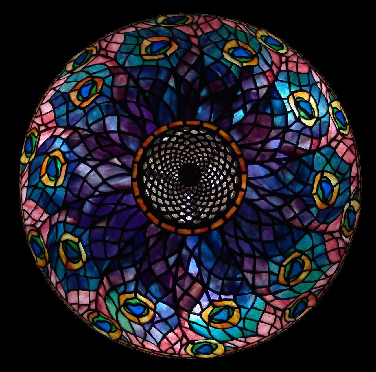 Peacock Tiffany Lamp