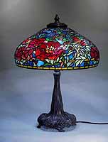 18 Inch Oriantal Poppy Tiffany Lamp