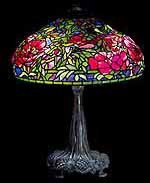 NEW: 22" Elaborate Peony Tiffany Lamp