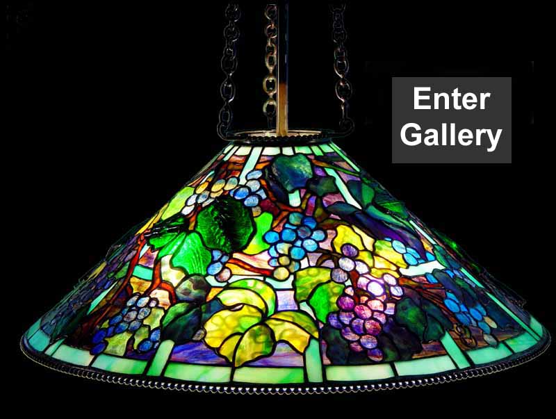 29" GRAPEVINE Tiffany lamp