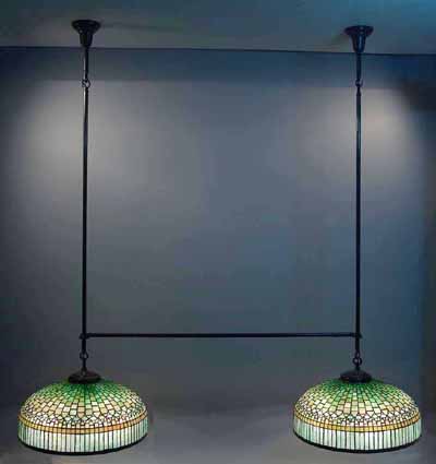 Tiffany double lamp