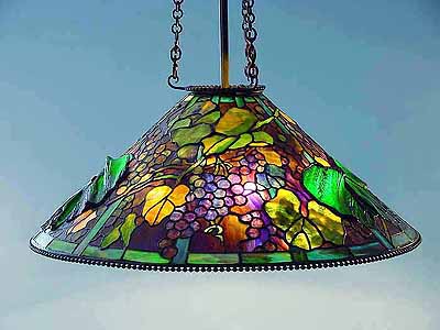 Grape Tiffany hanging lamp (cone)