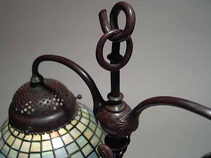 Bronze Tiffany lamp base