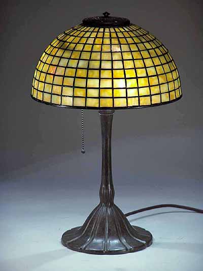 12 Inch Geometric Tiffany Lamp