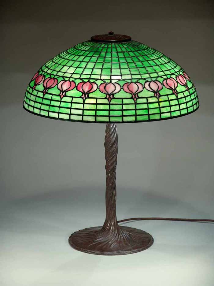 20" POMEGRANATE TABLE LAMP DESIGN OF TIFFANY STUDIOS NEW YORK # 1457-20
