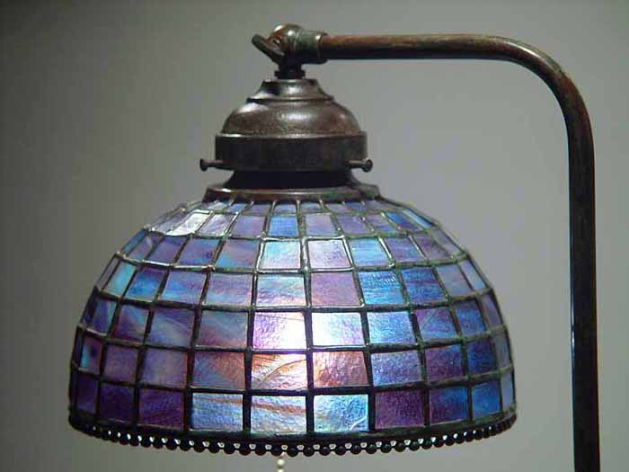 Leaded Glass & Bronze Tiffany lamp