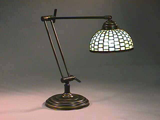 Leaded Glass & Bronze Tiffany lamp