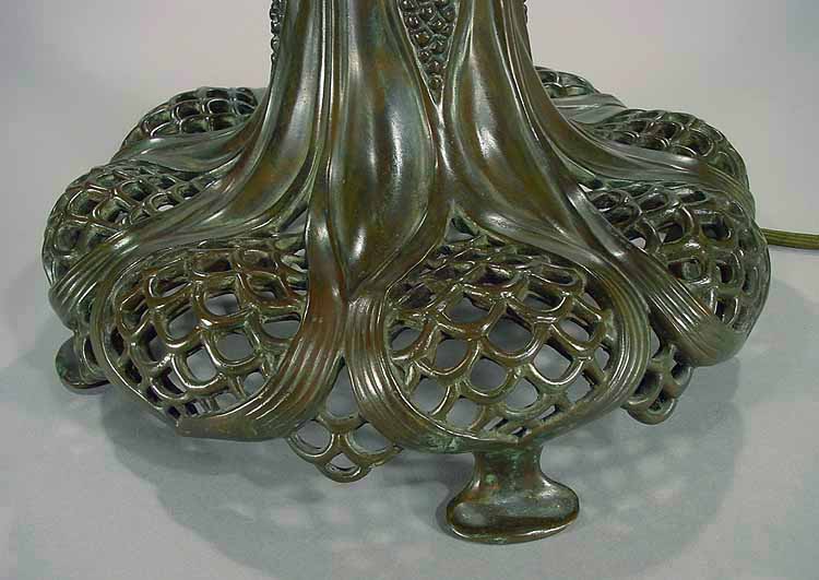 Bronze Tiffany lamp base