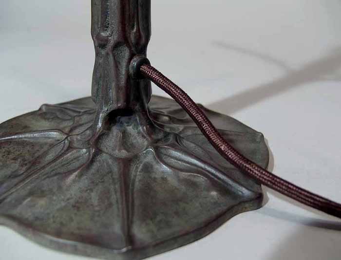 Bronze Tiffany lamp base