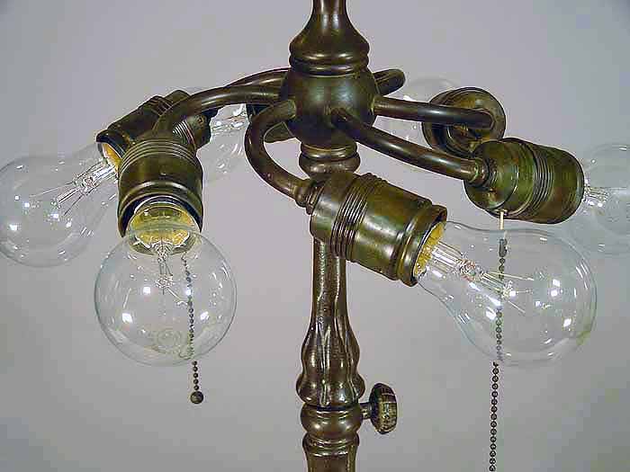 Bronze Tiffany lamp base