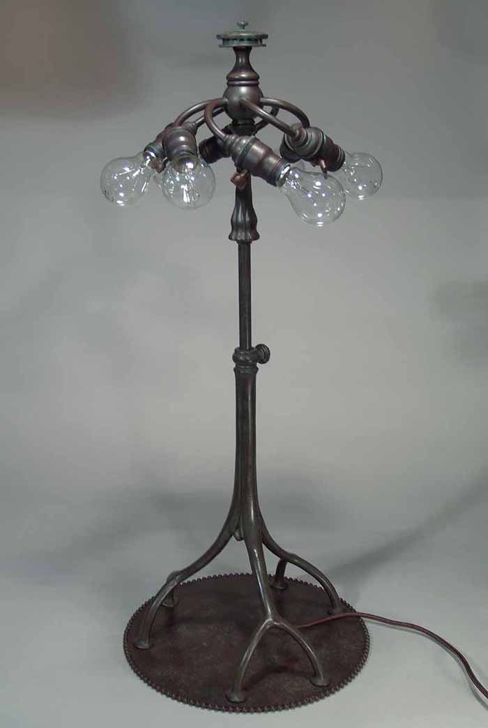 Bronze Tiffany lamp base