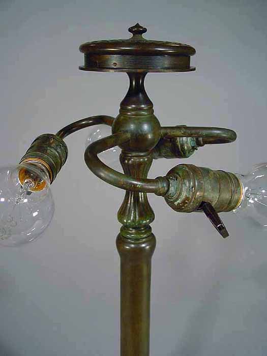 Bronze Tiffany lamp base