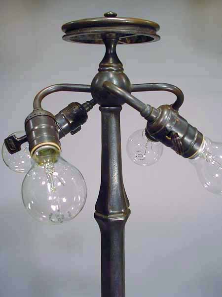 Bronze Tiffany lamp base