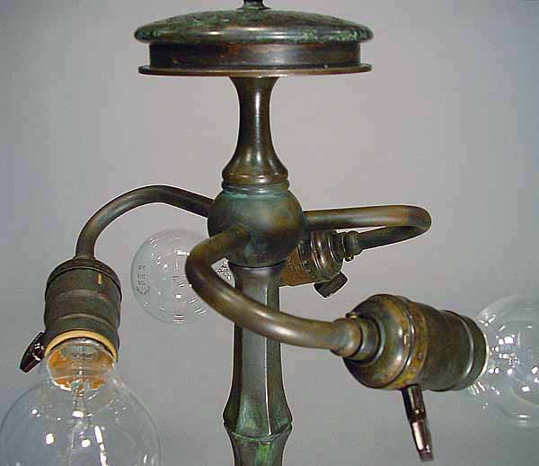 Bronze Tiffany lamp base