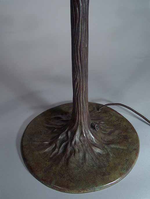 Bronze Tiffany lamp base