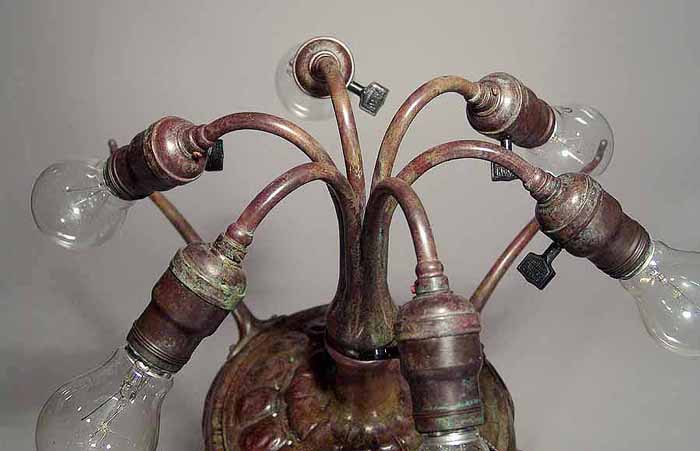 bronze Lamp base