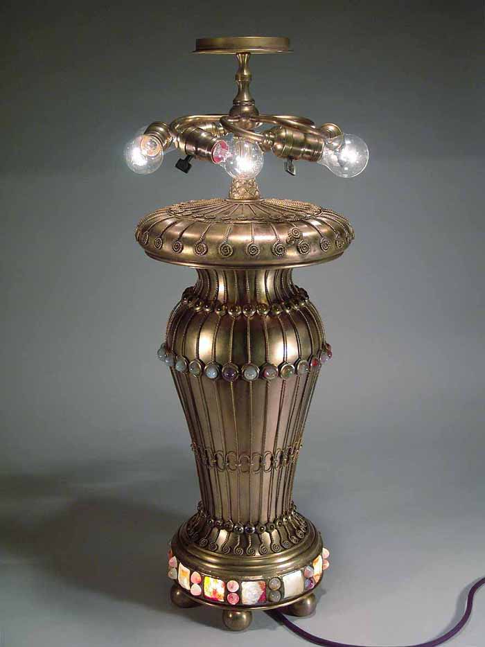 Bronze Tiffany lamp base