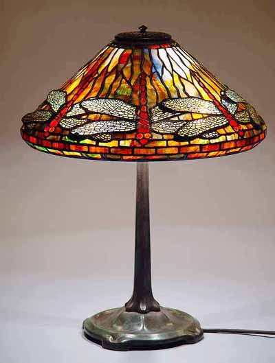 16" TIFFANY DRAGONFLY TABLE LAMP