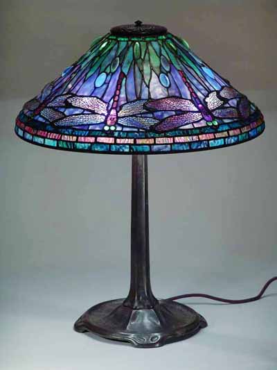 20" Dragonfly tiffany lamp