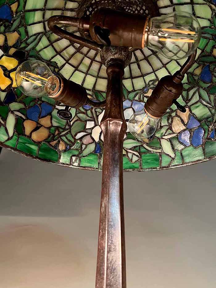 No.533 Small Stick base Lamp Design of Tiffany Studios New York