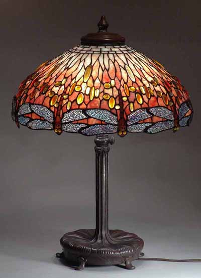 22IN_DRAGONFLY TIFFANY LAMP